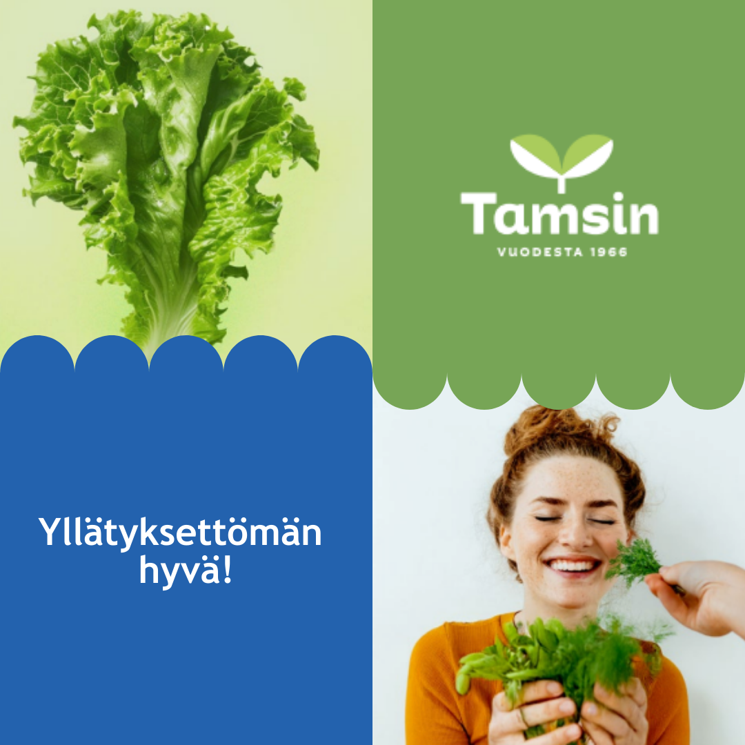 Tamsin: makumatka kotimaisiin raaka-aineisiin